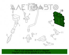 Блок ECU компьютер двигателя Volvo XC90 16-22