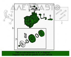 Компрессор кондиционера Volvo XC90 16-18 T5, T6