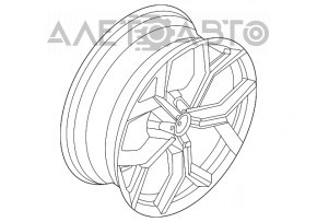 Roată de 19 inch pentru BMW X3 G01 18-21