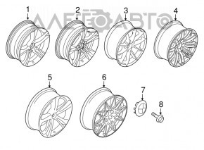 Set de jante R18 4 bucăți BMW 3 F30 12-18 stil 400