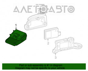 Asistența la menținerea benzii Radar Parbriz Camera Acura MDX 17-18 recondiționat