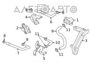 Соленоид вакуумный Honda Accord 18-22 2.0 hybrid