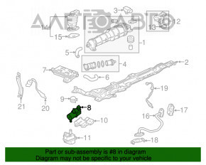 Ventil de purjare a vaporilor de combustibil cu filtru pentru Honda Clarity 18-21 SUA