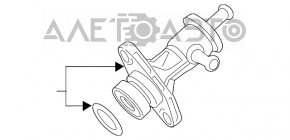 Ventil de purjare a vaporilor de combustibil Honda CRV 17-22 1.5T, 2.0