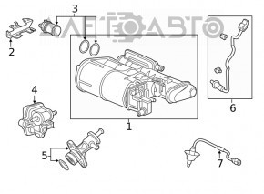 Ventil de purjare a vaporilor de combustibil Honda CRV 17-22 1.5T, 2.0