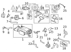 Solenoid vid de vidare Honda Accord 18-22 2.0T