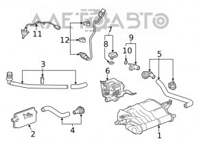 Лямбда-зонд первый Honda Accord 18-22 2.0 hybrid