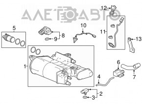 Лямбда-зонд первый Honda Accord 18-22 2.0T