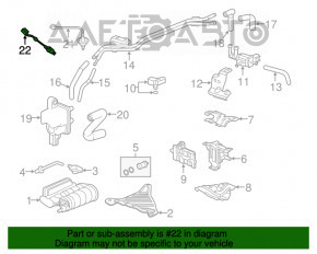 Лямбда-зонд второй Honda CRV 17-19 2.4