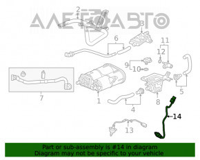 Лямбда-зонд второй Honda Insight 19-22