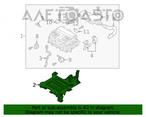 Suport pentru invertor Kia Niro 17-22 HEV, PHEV