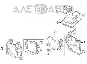 Suport pentru carcasă radar de croazieră Honda Accord 16-17 rest hybrid