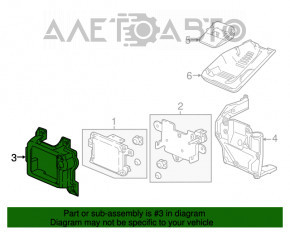 Corpul radar de croazieră Honda Accord 16-17 restilizat hibrid