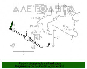 Stabilizatorul frontal pentru BMW 5 F10 11-16 cu reglare a rigidității