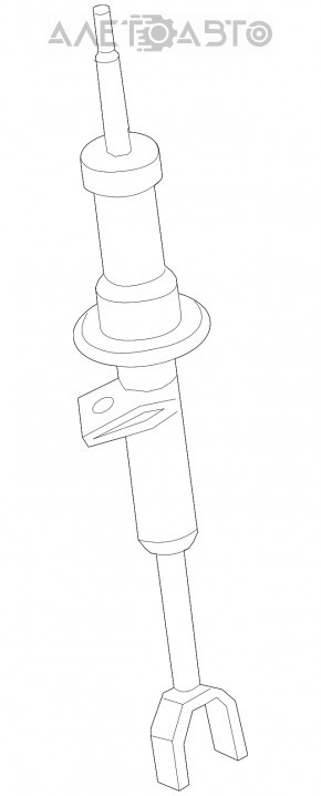 Стойка амортизатора в сборе передняя правая BMW 5 F10 11-16 электро