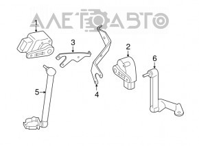 Senzor pozitie caroserie cu tija spate BMW 3 F30 12-14 nou original OEM