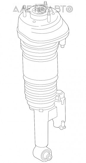 Пневмоамортизатор задний правый BMW 7 G11 G12 16-22 OEM