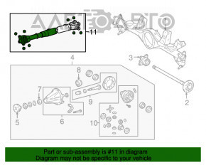 Arborele cardanic spate pentru Lexus GX470 03-09