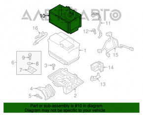 Capacul bateriei Hyundai Tucson 16-20