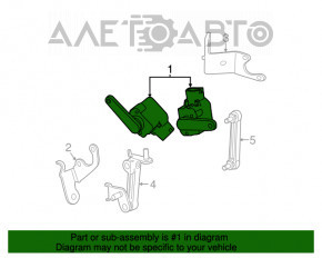 Senzor de poziție a caroseriei cu fața grea pentru BMW 3 F30 12-18 tip 2