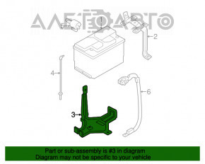 Palet pentru baterie Hyundai Sonata 11-15