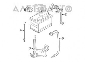 Palet pentru baterie Hyundai Sonata 11-15