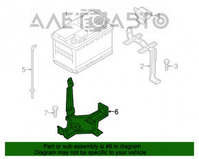 Suport baterie Kia Optima 11-15