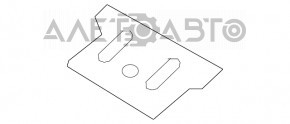 Suportul bateriei pentru Hyundai Santa FE Sport 13-18 cu 65A, nou, original OEM.