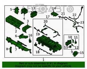 Baterie de acumulator asamblată VVB pentru Kia Niro 17-19 HEV