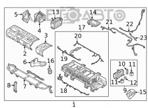 Baterie de acumulator asamblată VVB pentru Kia Niro 17-19 HEV