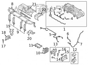 Modulul bateriei de acumulator VVB Kia Niro 17-22 HEV 60V