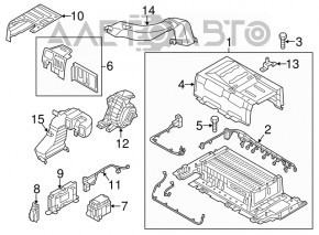 MODUL DE CONTROL AL BATERIEI HIBRIDE Hyundai Sonata 11-15