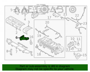 Conducta de aer de racire a admisiei Kia Niro 17-22 HEV