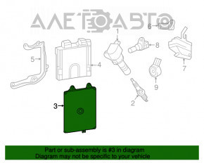 Modulul ECU al motorului Honda HR-V 16-22