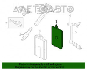 Blocul ECU al motorului Acura MDX 17-20 restilizat FWD