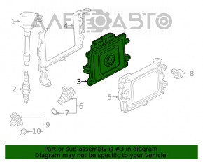 Modulul ECU al motorului Honda Insight 19-22