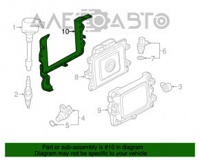 Кронштейн блока ECU компьютера двигателя Honda CRV 17-20 1.5Т