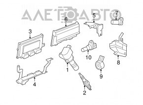 Montarea blocului de control al motorului Acura ILX 13- 2.0