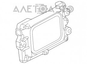 Кронштейн блока ECU компьютера двигателя Honda Civic XI FE/FL 22- левый