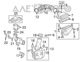 Contor de aer pentru Honda Civic X FC 16-21 1.5T