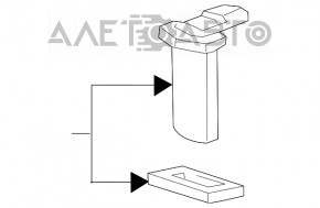 Contor de aer pentru Honda Accord 13-17 hibrid.