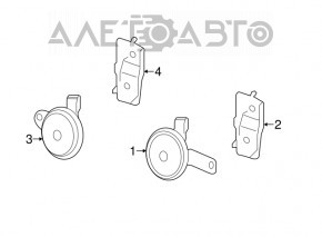 Suport semnalizare dreapta Honda Accord 13-17