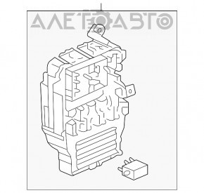 Blocul de siguranțe subtorpedou pentru Acura MDX 07-13