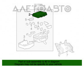 Capacul cutiei de sigurante sub capota pentru Acura MDX 11.