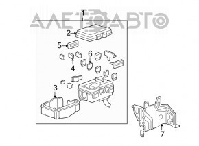 Capacul cutiei de sigurante sub capota pentru Acura MDX 11.