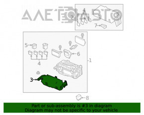 Корпус блока предохранителей подкапотный Honda Clarity 18-21 usa