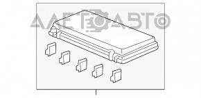 Блок предохранителей подкапотный Acura MDX 17-18 рест