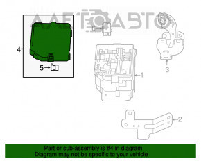 Capacul cutiei de sigurante sub capota pentru Acura TLX 15- 3.5 AWD