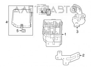 Capacul cutiei de sigurante sub capota pentru Acura TLX 15- 3.5 AWD