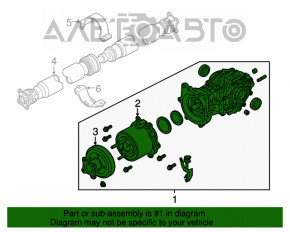 Задний дифференциал редуктор Infiniti JX35 QX60 13- 110к